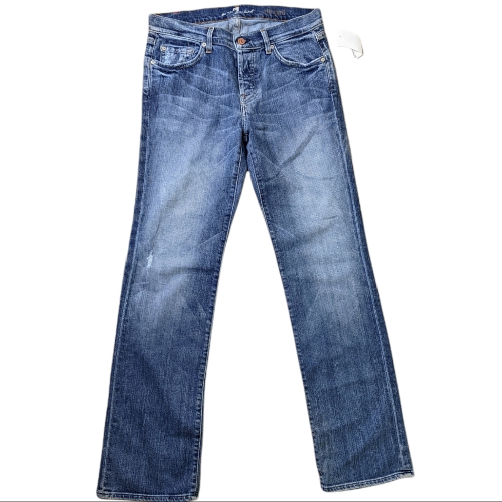 7 for all Mankind The Standard Straight Leg Medium Wash Men's Jeans Size 31x32